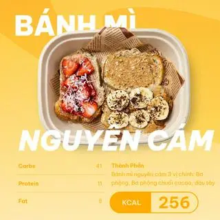 Hình ảnh Sanwich Yến Mạch Nguyên Cám