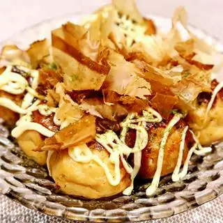 Hình ảnh Takoyaki nhân  tôm 5 viên - takoyaki nhân phô mai 5 viên