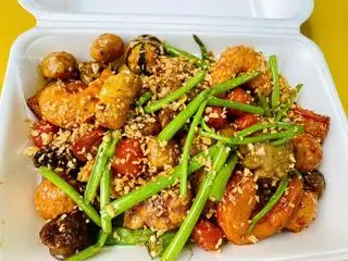 Hình ảnh Cá viên chiên mắm tỏi nhỏ