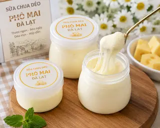 Hình ảnh Sữa Chua Dẻo Phô Mai Đà Lạt 