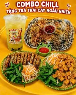 Hình ảnh Combo chill kèm trà trái cây ngẫu nhiên