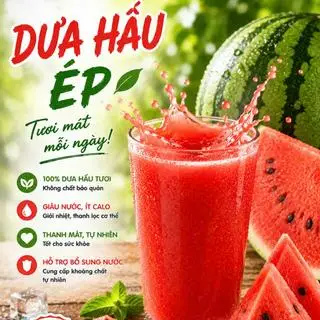 Hình ảnh Dưa hấu ép