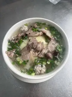 Hình ảnh Bún thịt mọc lưỡi tim
