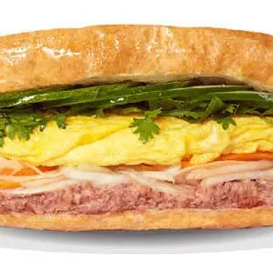 Hình ảnh Bánh Mỳ Pate Trứng