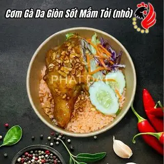 Hình ảnh Cơm Gà Da Giòn Sốt Mắm Tỏi (Nhỏ)