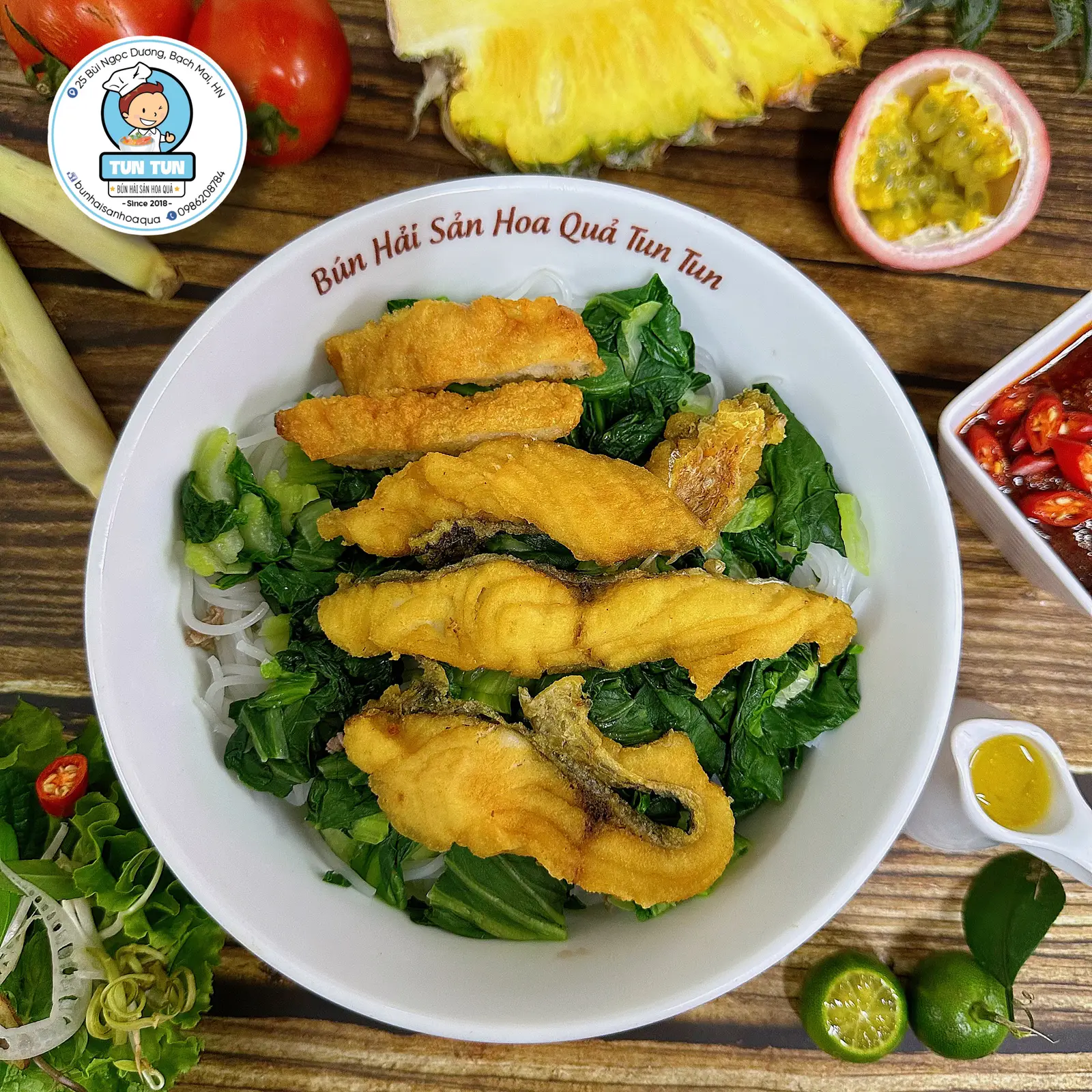 Hình ảnh Bún Cá Trái Cây Size M (Cỡ Vừa)