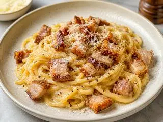 Hình ảnh Mì Ý Heo Quay/Carbonara + 1 Coca Zero 250ml