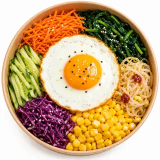 Hình ảnh cơm trộn bò sốt Hàn Quốc