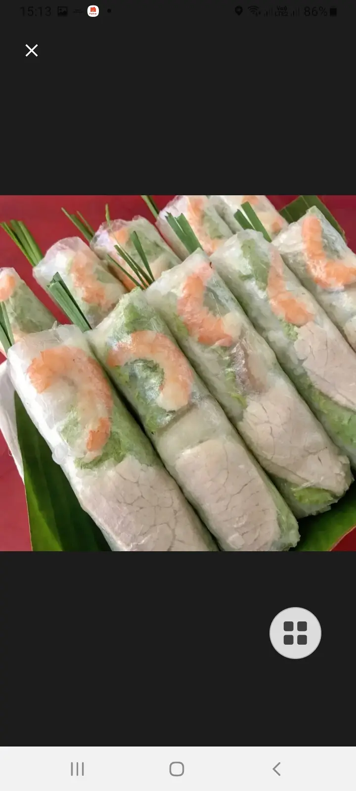 Hình ảnh combo- 10 gỏi cuốn - tôm thịt