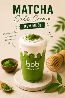 Hình ảnh matcha kem muối