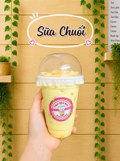 Hình ảnh Sữa Chuối Trân Châu Trắng - M