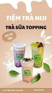 Hình ảnh Combo nhóm 3  ly trà sữa Niji - size M
