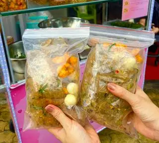 Hình ảnh Phơi Sương Trộn Mỡ Hành Giòn