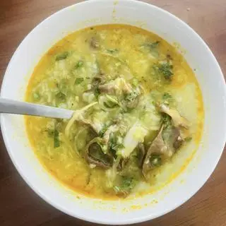 Hình ảnh Cháo Tim Heo ( tô thường )