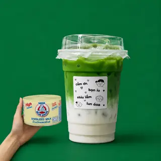Hình ảnh Matcha sữa gấu