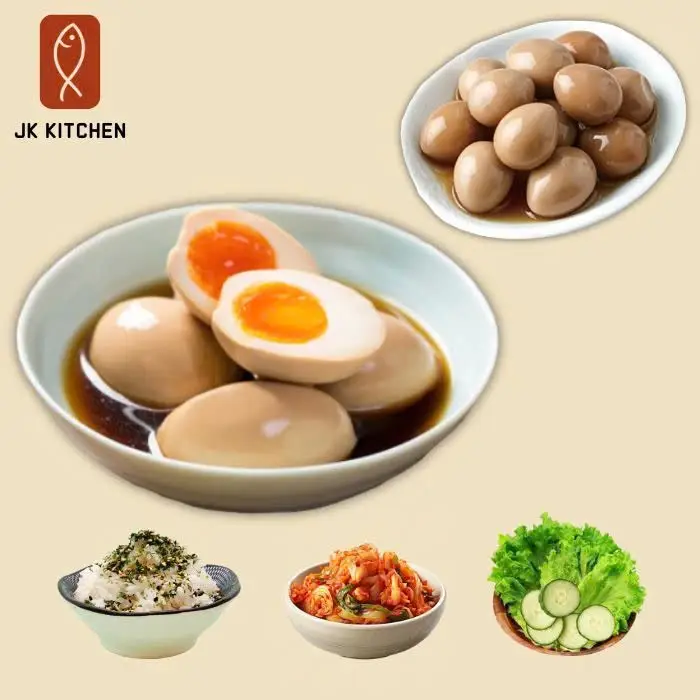 Hình ảnh 04. Ajimata & Uzura Zuke Gohan - Trứng Lòng Đào Ngâm Tương