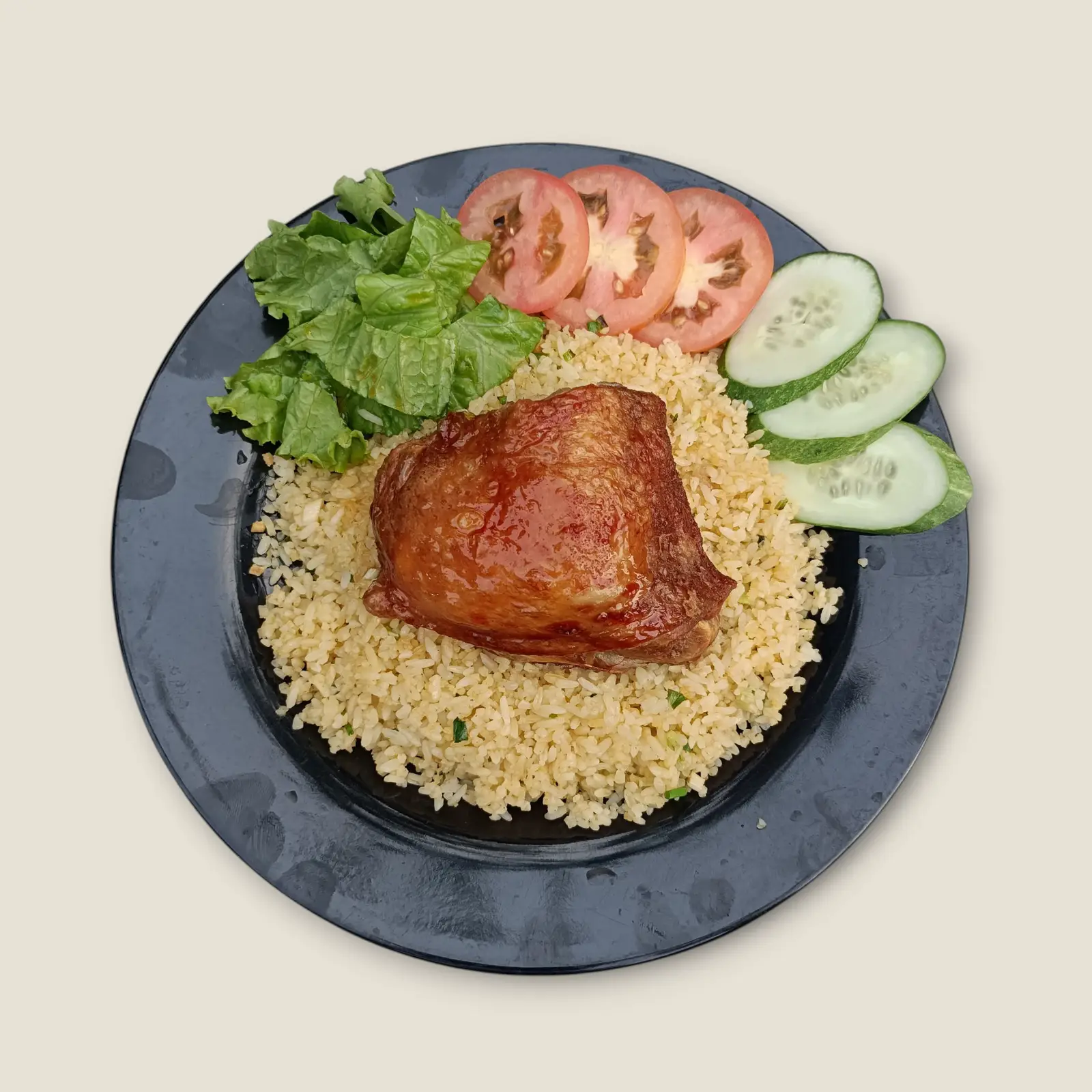 Hình ảnh Cơm gà xối mỡ