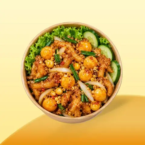 Hình ảnh Chân gà mix trứng non