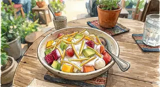 Hình ảnh Hoa quả dầm