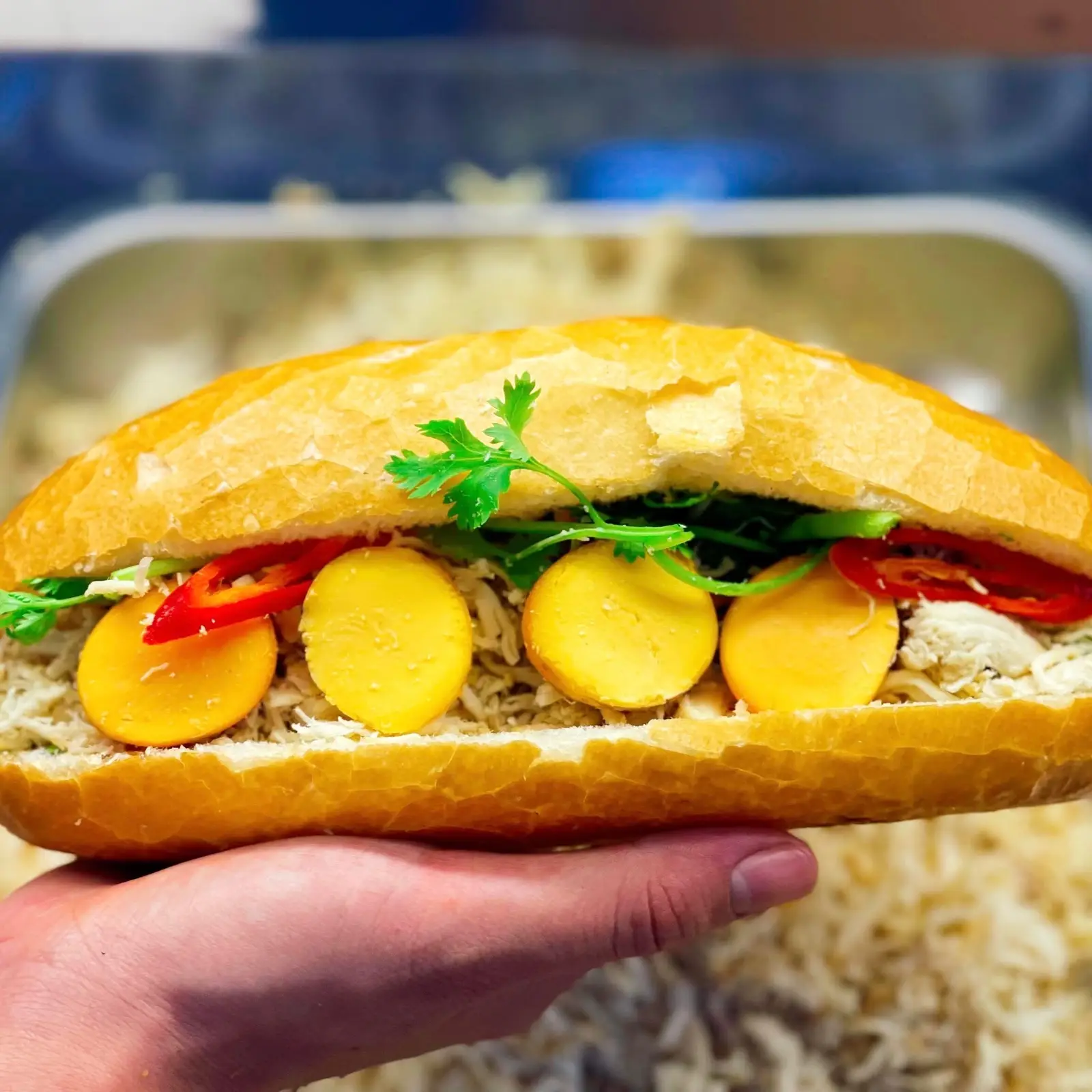 Hình ảnh Bánh mì trứng non