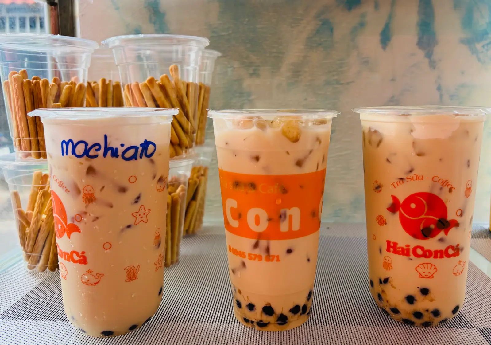 Hình ảnh Ô Long sữa Macchiato