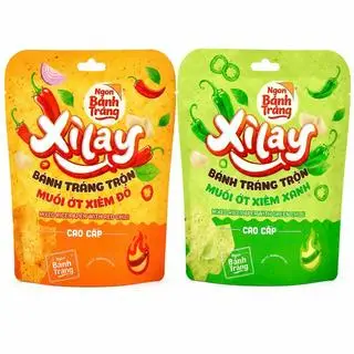 Hình ảnh COMBO 2 Bánh Tráng Trộn CAY (túi 40gr)