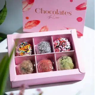 Hình ảnh Socola Truffle - Handmade - hộp 6v