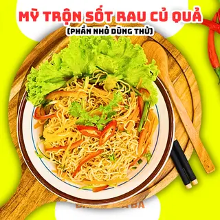 Hình ảnh MỲ Trộn Sốt Rau Củ Quả (mỳ chay không có đồ ăn)