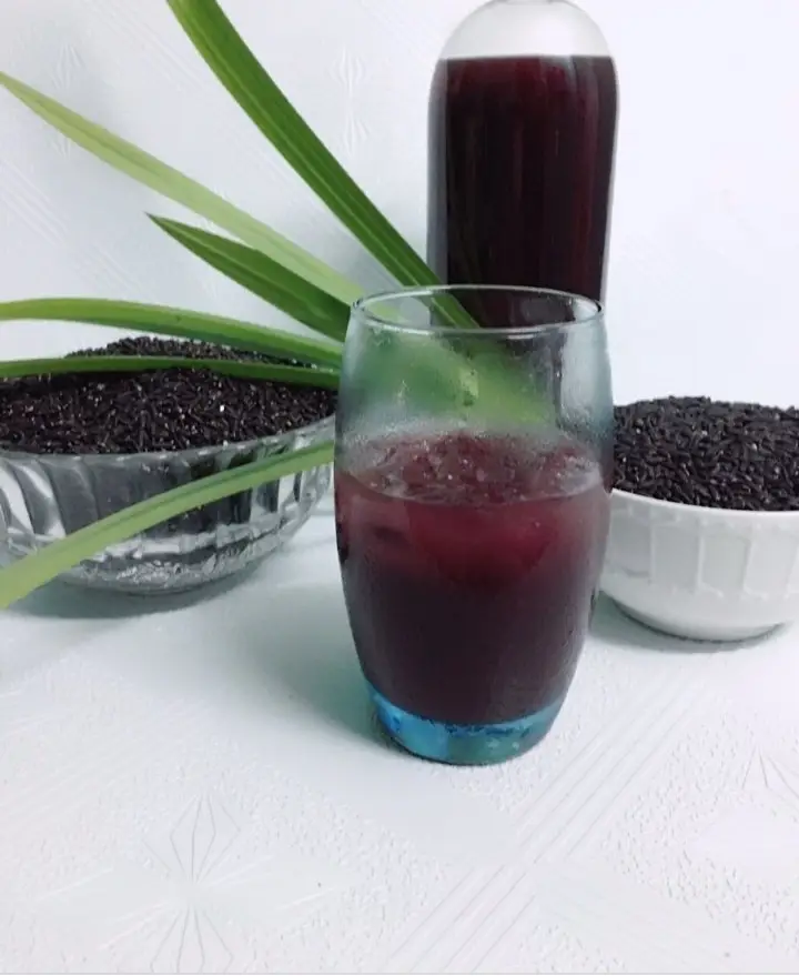 Hình ảnh CHAI 400ML| NƯỚC CƠM NẾP CẨM LÊN MEN NGUYÊN CHẤT