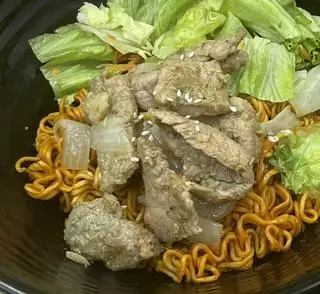 Hình ảnh Mì HÀN QUỐC TRỘN heo cuộn pho mai LVS