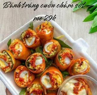 Hình ảnh Bánh Tráng cuộn thịt bằm