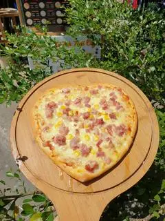 Hình ảnh Pizza Thịt Xông Khói Phô Mai. 17cm