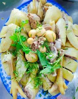 Hình ảnh 1/2 Con Chặt Lá Chanh +Cháo,Gỏi