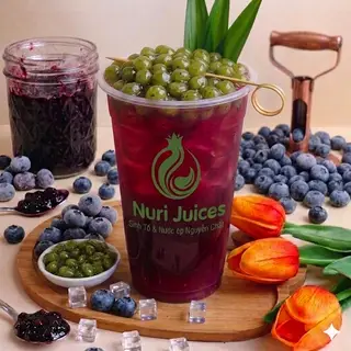 Hình ảnh Trà Việt Quất Mix Trân Châu OLong (Ly 700ml)