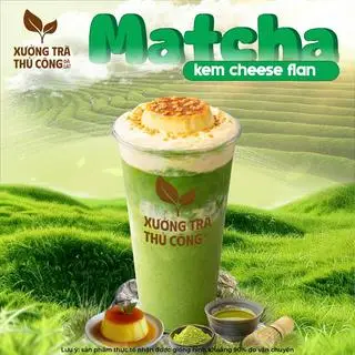 Hình ảnh Matcha kem cheese flan