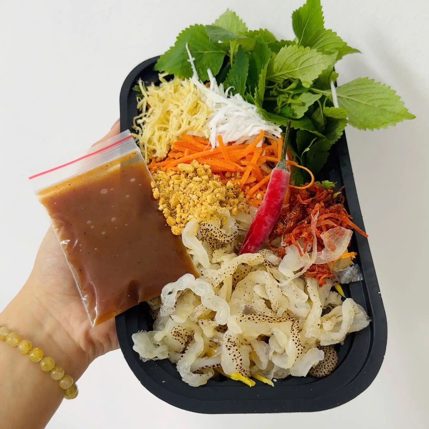 Hình ảnh Nộm sứa giòn