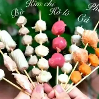 Hình ảnh cá viên xúc xích khoai tây chiên 