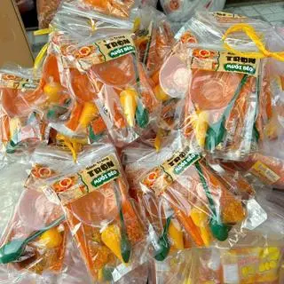 Hình ảnh Bánh tráng dẻo tôm muối béo