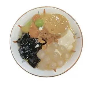 Hình ảnh Tào phớ thập cẩm flan hoa nhài