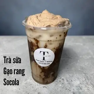 Hình ảnh Trà sữa gạo rang socola