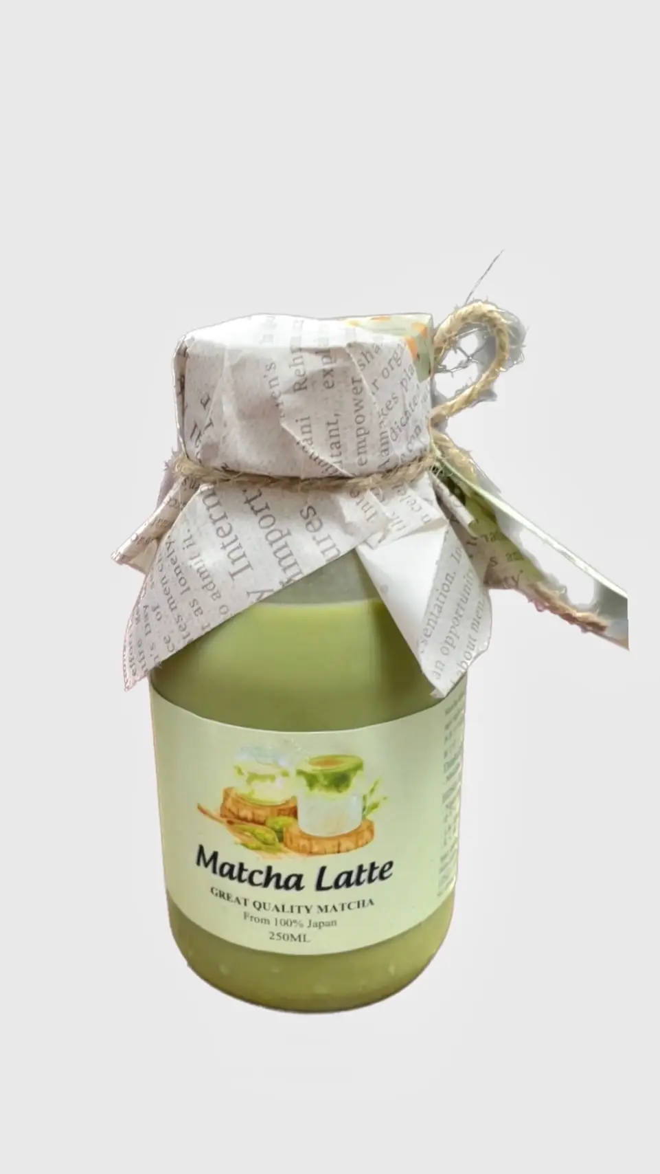 Hình ảnh MATCHA LATTE CHAI 250ML -  抹茶ラテ缶250ml