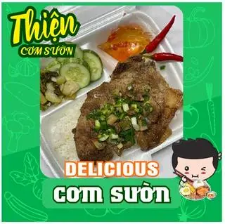 Hình ảnh cơm sườn + cơm thêm