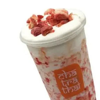 Hình ảnh LATTE DÂU KEM CHEESE 