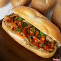 Hình ảnh Bánh mì chả cá nóng