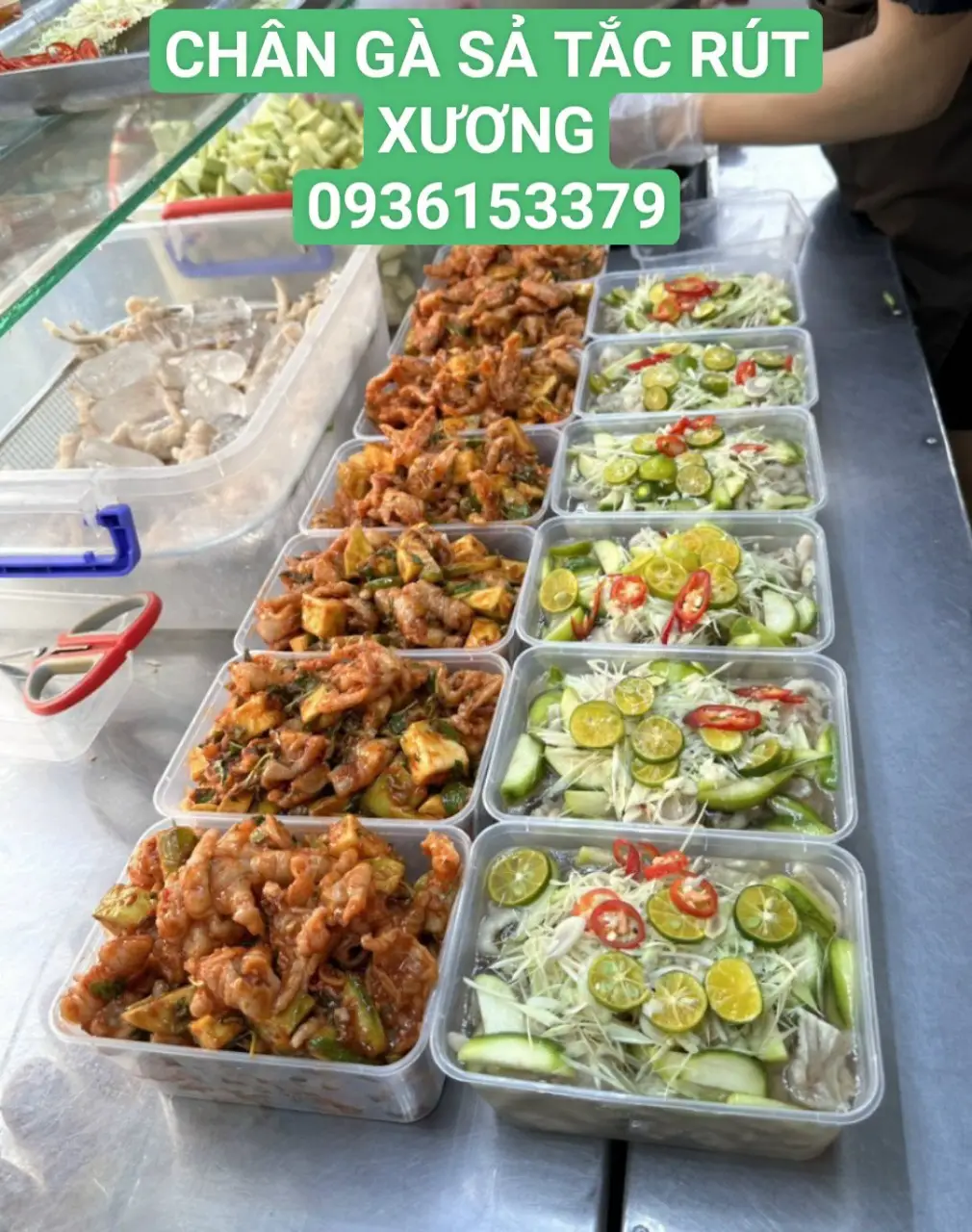 Hình ảnh CHÂN GÀ  NGÂM SẢ TẮC RÚT XƯƠNG 