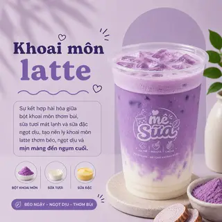 Hình ảnh Khoai môn latte