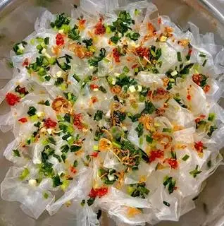 Hình ảnh Phơi sương trộn mỡ hành