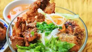 Hình ảnh BÚN TRỘN CHẢ Xiên 