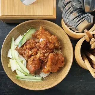 Hình ảnh Xôi sườn cay chua ngọt