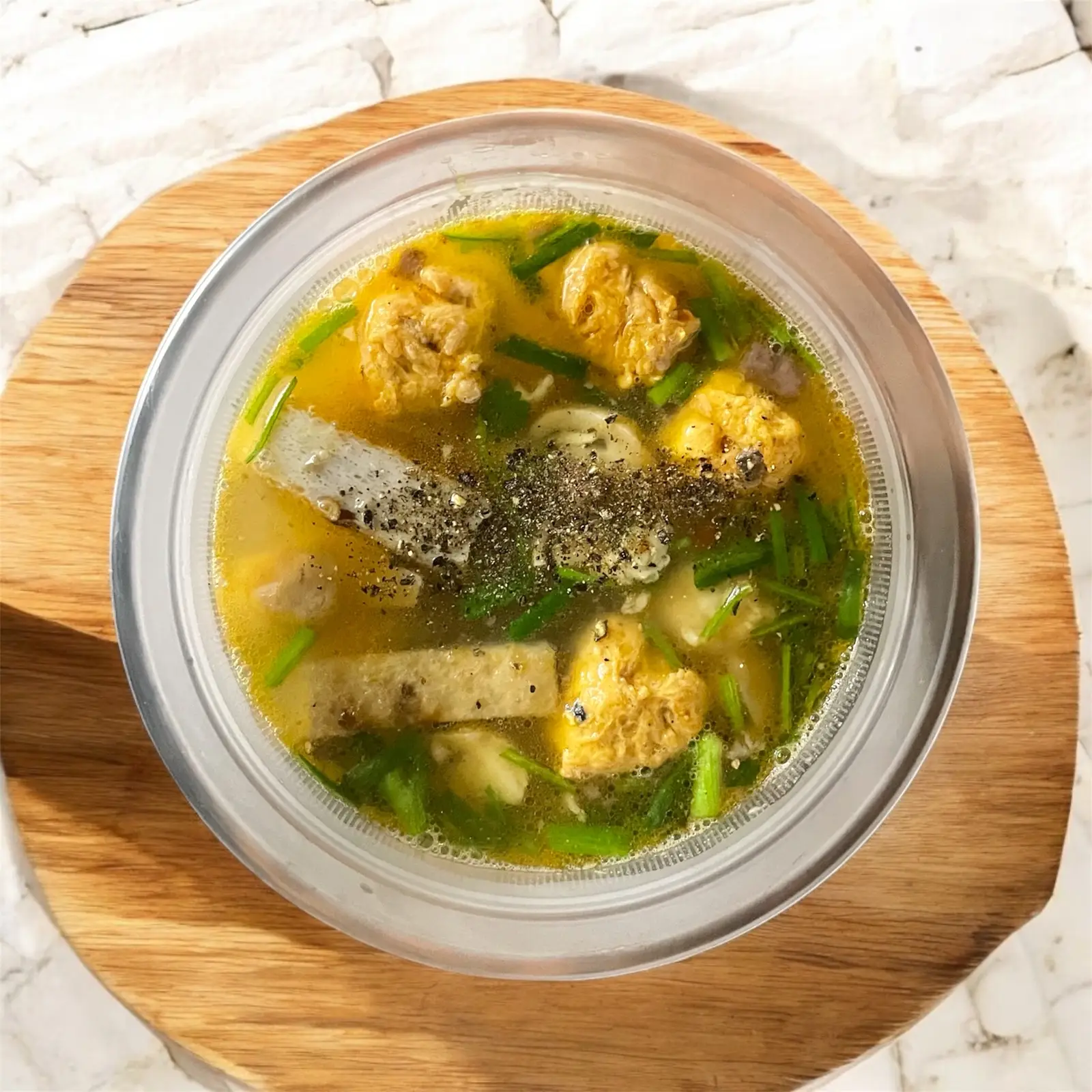 Hình ảnh Bánh canh bột lọc dai - thập cẩm
